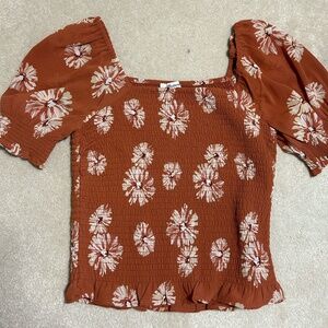 Madewell floral going-out top for vacation